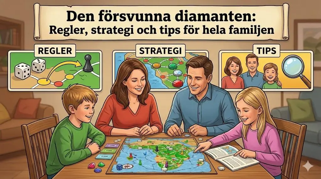 Den försvunna diamanten – regler, strategi och tips